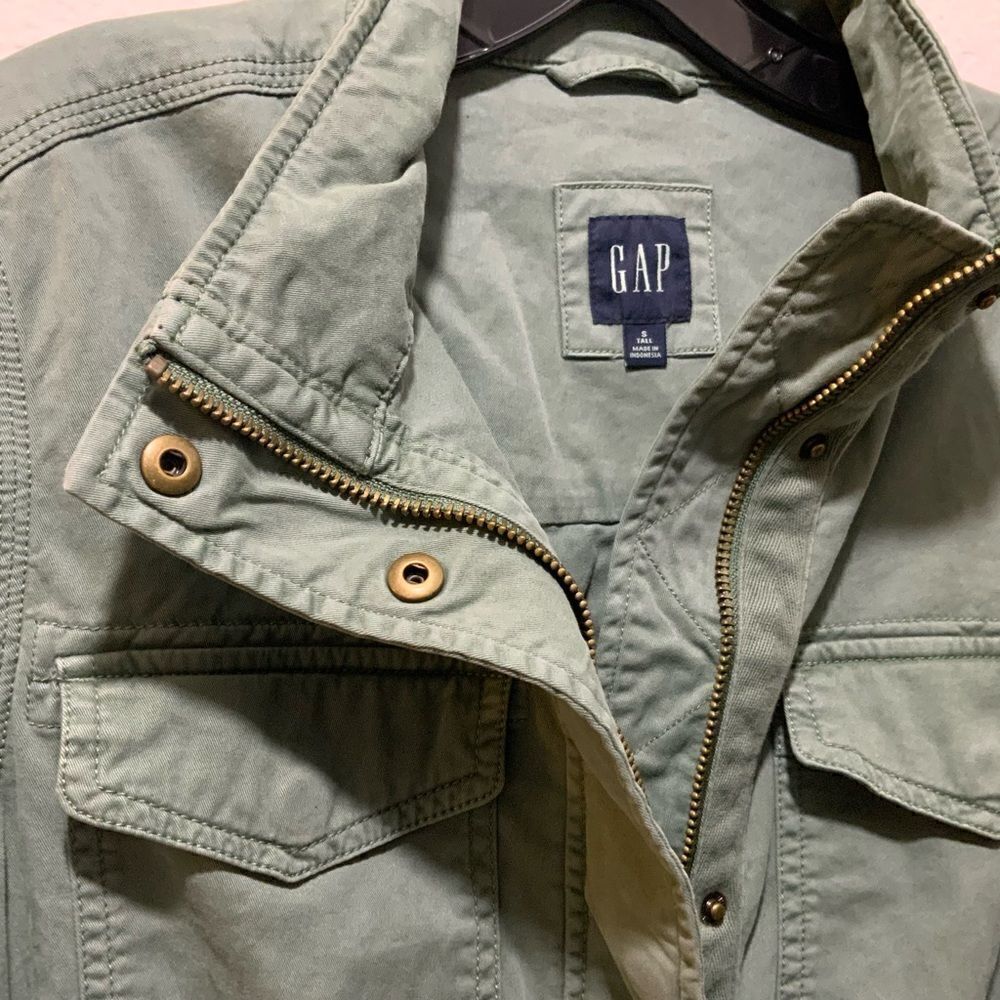 Gap Green Utility Jacket size Small - image 9